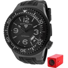 Swiss Legend Watch 11819a-bb-01-grya-w Men's Neptune Automatic Black Dial Black