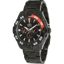 Swiss Precimax SP12050 Men's Formula-7 XT Black Dial Black Ion Plated