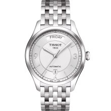 T-One Men's Automatic Watch - Silver Dial With Stainless Steel Bracelet