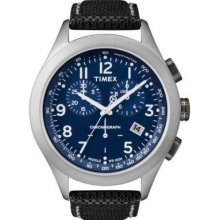 T2N391 Timex Originals Mens T Series Chronograph Blue Dial Watch
