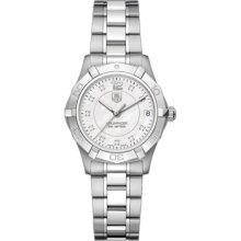 Tag Heuer Aquaracer Women's Stainless Steel Case Date Watch Waf1312.ba0817