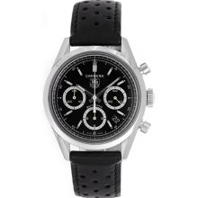Tag Heuer Carrera Men's Steel Automatic Chronograph Watch on Strap CV2