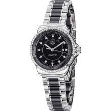 Tag Heuer Men's 'Formula 1' Black Dial Steel Ceramic Bracelet Wat ...