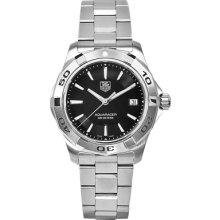 Tag Heuer Watches Men's Aquaracer Black Dial Stainless Steel Bracelet