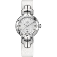 Tag Heuer Women's Link Silver & Diamonds Dial Watch WAT1411.FC6316