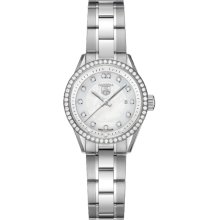 Tag Heuer WV1413.BA0793 Watch Carrera Ladies - MOP Dial Stainless Steel Case Quartz Movement