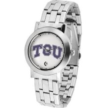 TCU Texas Christian Men's Watch Stainless Steel