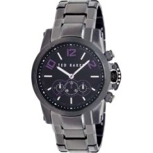 Ted Baker Ladies Silver/Purple Chronograph TE3017 Watch