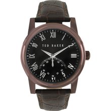 Ted Baker Straps Brown Dial Men's Watch #TE1082