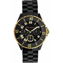 Ted Baker Women's TE4057 Quality Time Black Ceramic Watch