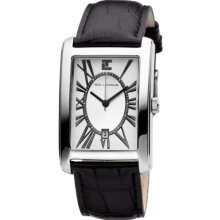 Ted Lapidus 5115202 Men's Analog Quartz Watch With Black Leather Strap
