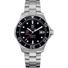 Texas A&M Men's TAG Heuer Automatic Aquaracer w/ Black Bez