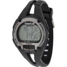 Timex 50 Lap Memory Chrono Watch black silver