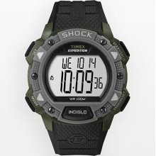 Timex Expedition Green Resin Digital Chronograph Watch - T49897 - Men