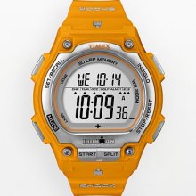 Timex Ironman Orange Resin Digital Chronograph Watch - T5k585 - Men