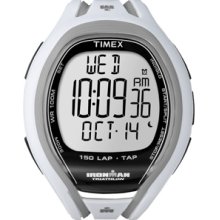 Timex Ironman Sleek 150 Lap Tap Watch - White