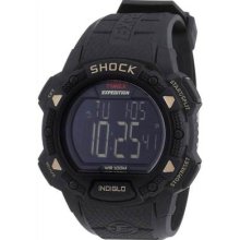 Timex Men's T49896 Expedition Rugged Shock Digital Chrono Alarm Timer Black