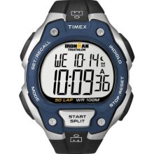 Timex Men's T5K496 Ironman Traditional 50-Lap Blue/Black Watch