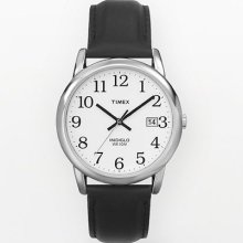 Timex Round Silver-Tone Case Watch