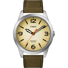 Timex Weekender Classic Leather Mens Watch T2N632