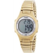 Timex Women's T2n312 Classic Digital Gold Case Expansion Band Dress Watch