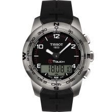 Tissot Men's T Touch Black Dial Watch T047.420.47.057.00