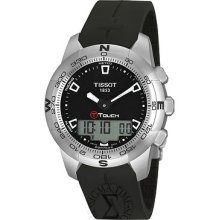 Tissot Mens T-touch Ii Black Dial Multi-function Watch T0474201705100