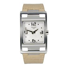 Tissot My-T Light Brown Leather Silver Dial Women's Watch #T032.309.16.037.00