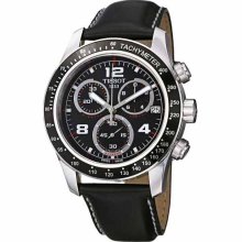 Tissot Sport V8 Black Dial Steel Mens Watch T039.417.16.057.02