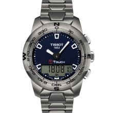Tissot T-Touch wrist watches: T-Touch I I Titanium Blue t047.420.44.04