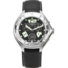 Tissot T-Tracks T-Trax Leather Men's Watch T12152652