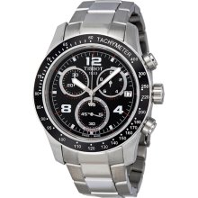 Tissot V8 Chronograph Black Dial Mens Watch T0394171105702