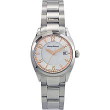 Tommy Bahama Women's Stainless Steel Cubanito Calendar Fashion Watch Tb4041