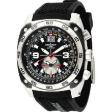 Torgoen Swiss Men's T07301 Pilot Computer Dual-Time Zone Polyurethane