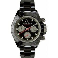 Toy Watch Ceramica Men's & Women's Ceramic Case Black Ceramic Watch Cm04bk