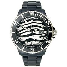 Toy Watch Safari - Zebra Black Unisex watch #TS02BK