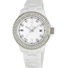 Toy Watch White Plasteramic Classic Collection Ladies Watch 32208-WH