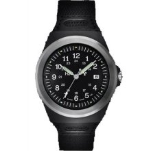 Traser Men's Military P5900 Type 3 Watch - Black Nylon Strap - Black Dial - P5900.506.33.11