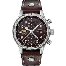 Tutima Grand Classic Havana Limited Edition Collector 43mm Watch - Bordeax Dial, Leather Strap 781-01 Sale Authentic