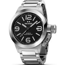 TW Steel Canteen 40mm Black Dial Stainless Steel Unisex Watch TW300