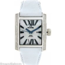 Tw Steel Ce3015 Ceo Goliath White With Diamonds 37mm Fast Shipping