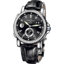 Ulysse Nardin Dual Time 42mm Mens Steel Watch 243-55B/92