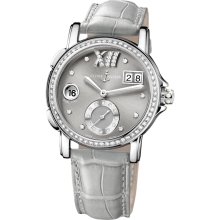 Ulysse Nardin Dual Time Ladies Steel Watch 243-22B/30-02