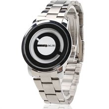 Unisex Steel Analog Quartz Wrist Watch (Assorted Colors)