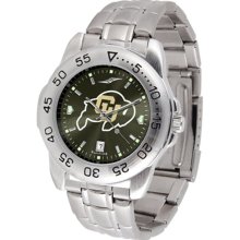 University of Colorado Buffaloes Men's Stainless Steel Wristwatch