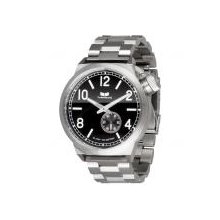 Vestal Canteen Metal Mid Frequency Collection Watches Brushed Silver/Silver/Black One Size Fits All