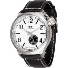 Vestal Canteen Watch - Black/Brushed Silver/White CTN3L03