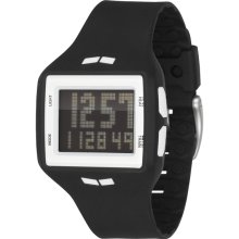 Vestal Helm Surf & Train Watch - Black/White/Negative HLMDP02