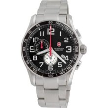 Victorinox 241280 Swiss Army Chrono Classic XLS Black Dial Watch