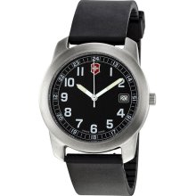 Victorinox Field Black Dial Black Synthetic Strap Mens Watch 26008.CB